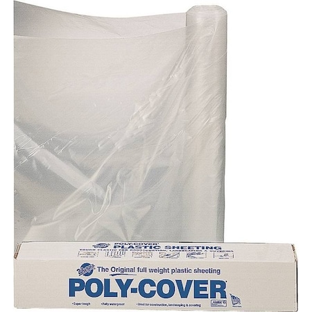 Poly Film 24X100Ft 4Mil Clear